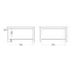 Furniture To Go Madrid Coffee Table Oak The Home and Office Stores