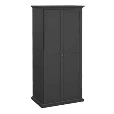 furniture to go paris 2 door wardrobe matt grey