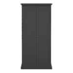 Furniture To Go Paris 2 Door Wardrobe Matt Grey The Home and Office Stores