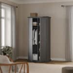 Furniture To Go Paris 2 Door Wardrobe Matt Grey The Home and Office Stores