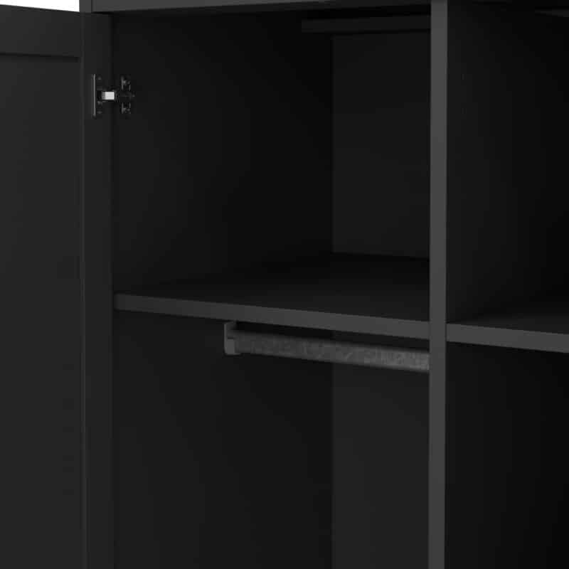 Furniture To Go Paris 2 Door Wardrobe Matt Grey The Home and Office Stores