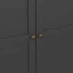 Furniture To Go Paris 2 Door Wardrobe Matt Grey The Home and Office Stores