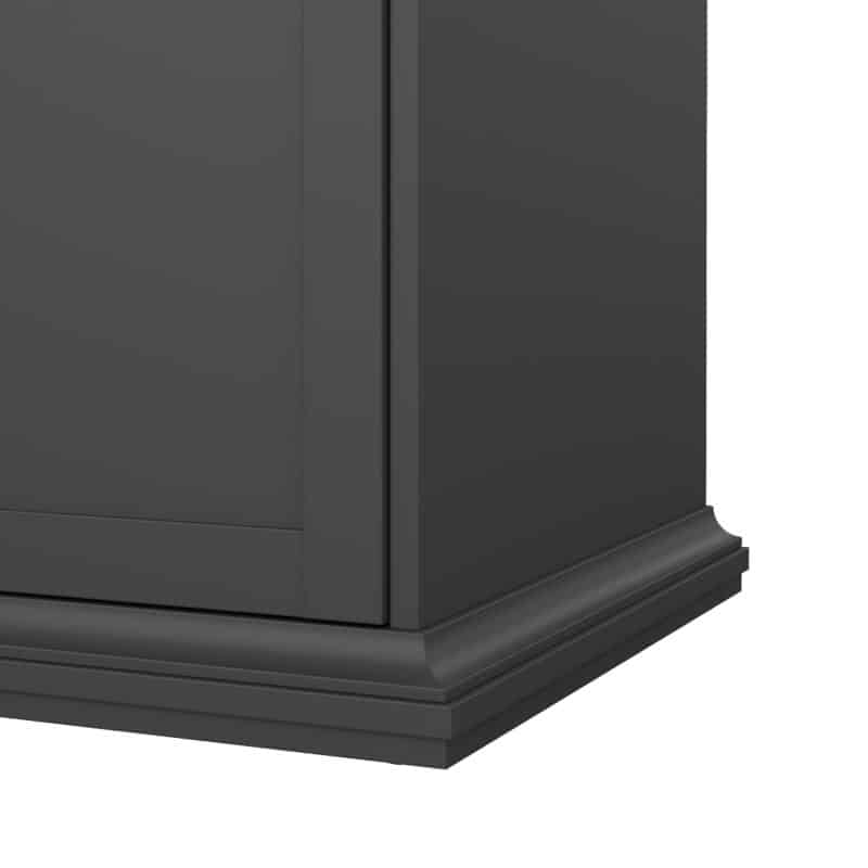 Furniture To Go Paris 2 Door Wardrobe Matt Grey The Home and Office Stores