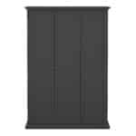 Furniture To Go Paris 3 Door Wardrobe Matt Grey The Home and Office Stores