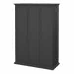Furniture To Go Paris 3 Door Wardrobe Matt Grey The Home and Office Stores