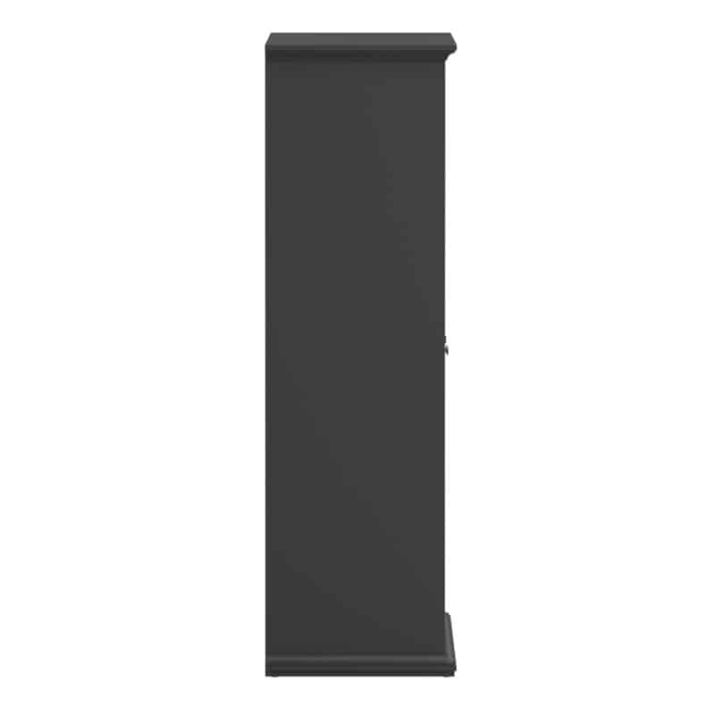 Furniture To Go Paris 3 Door Wardrobe Matt Grey The Home and Office Stores