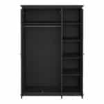 Furniture To Go Paris 3 Door Wardrobe Matt Grey The Home and Office Stores