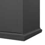 Furniture To Go Paris 3 Door Wardrobe Matt Grey The Home and Office Stores