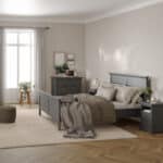 Furniture To Go Paris Chest Of 4 Drawers Matt Grey The Home and Office Stores