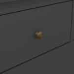 Furniture To Go Paris Chest Of 4 Drawers Matt Grey The Home and Office Stores