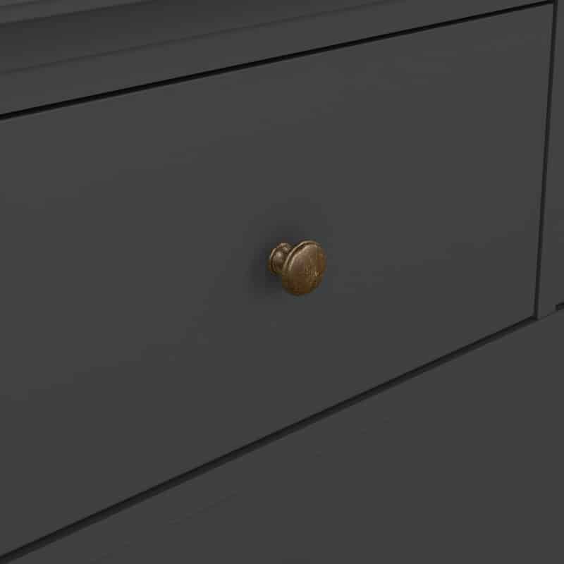 Furniture To Go Paris Chest Of 4 Drawers Matt Grey The Home and Office Stores