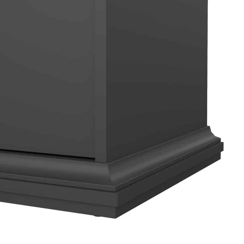 Furniture To Go Paris Chest Of 4 Drawers Matt Grey The Home and Office Stores