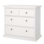 Furniture To Go Paris Chest Of 4 Drawers White The Home and Office Stores