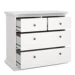 Furniture To Go Paris Chest Of 4 Drawers White The Home and Office Stores