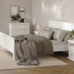 Furniture To Go Paris Chest Of 4 Drawers White The Home and Office Stores
