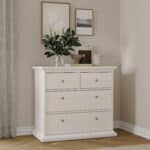 Furniture To Go Paris Chest Of 4 Drawers White The Home and Office Stores