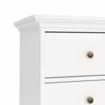 Furniture To Go Paris Chest Of 4 Drawers White The Home and Office Stores