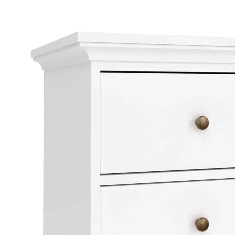 Furniture To Go Paris Chest Of 4 Drawers White The Home and Office Stores