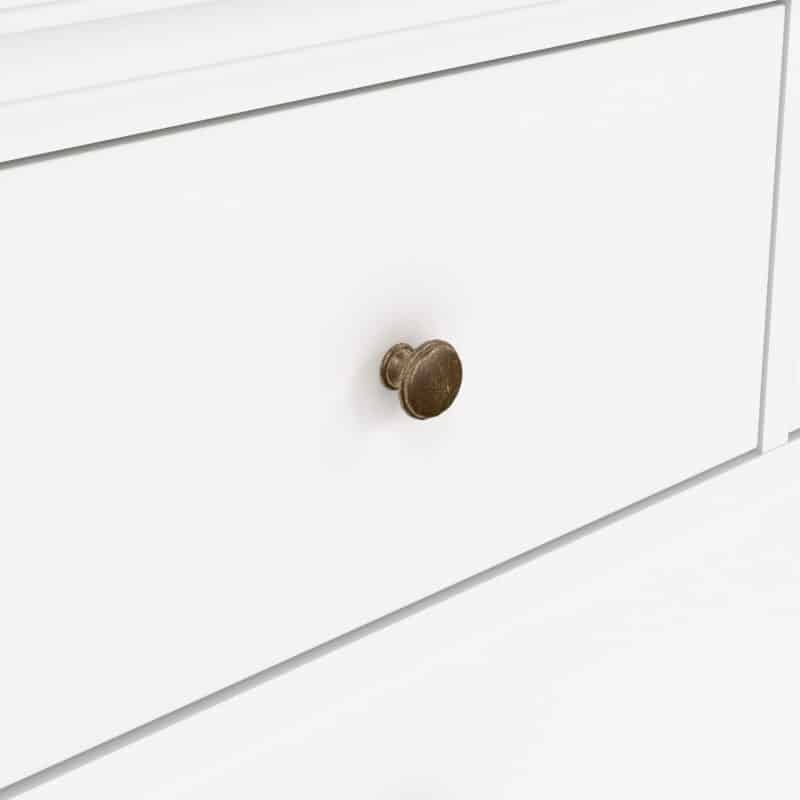 Furniture To Go Paris Chest Of 4 Drawers White The Home and Office Stores