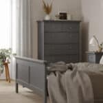 Furniture To Go Paris Chest Of 6 Drawers Matt Grey The Home and Office Stores