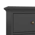 Furniture To Go Paris Chest Of 6 Drawers Matt Grey The Home and Office Stores