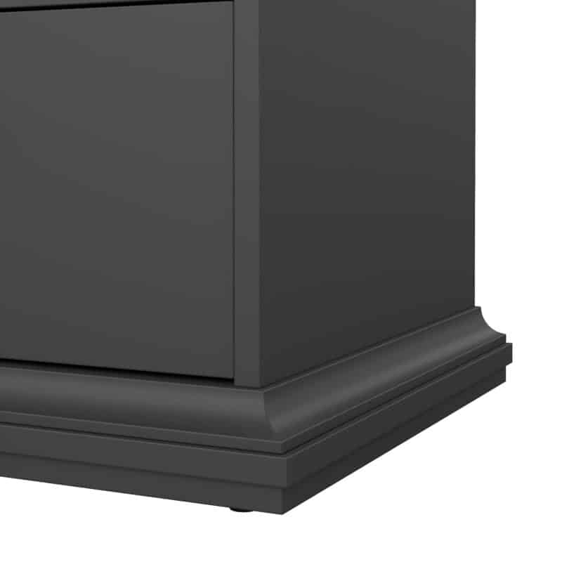 Furniture To Go Paris Chest Of 6 Drawers Matt Grey The Home and Office Stores