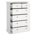 Furniture To Go Paris Chest Of 6 Drawers White The Home and Office Stores