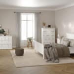Furniture To Go Paris Chest Of 6 Drawers White The Home and Office Stores