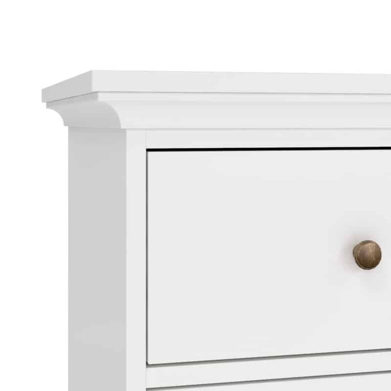 Furniture To Go Paris Chest Of 6 Drawers White The Home and Office Stores