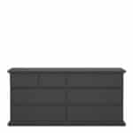 Furniture To Go Paris Chest Of 8 Drawers Matt Grey The Home and Office Stores