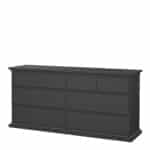Furniture To Go Paris Chest Of 8 Drawers Matt Grey The Home and Office Stores