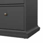 Furniture To Go Paris Chest Of 8 Drawers Matt Grey The Home and Office Stores
