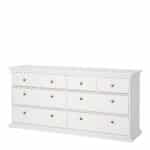 Furniture To Go Paris Chest Of 8 Drawers White The Home and Office Stores