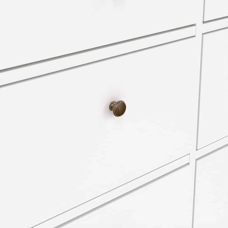 Furniture To Go Paris Chest Of 8 Drawers White The Home and Office Stores