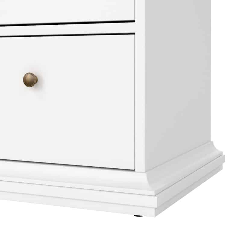 Furniture To Go Paris Chest Of 8 Drawers White The Home and Office Stores
