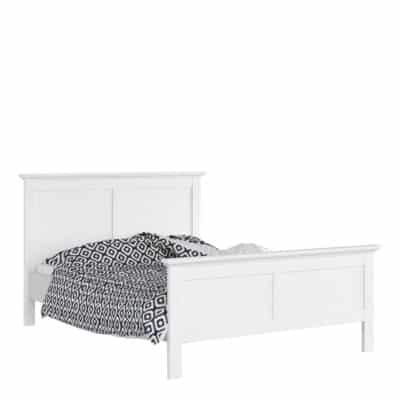 furniture to go paris double bed white