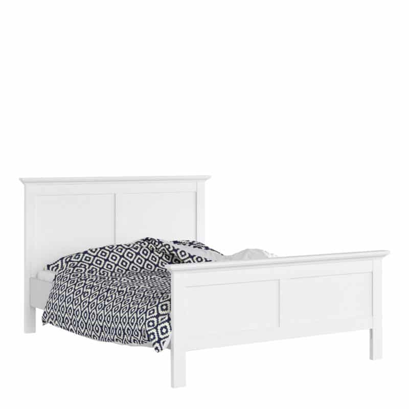furniture to go paris double bed white