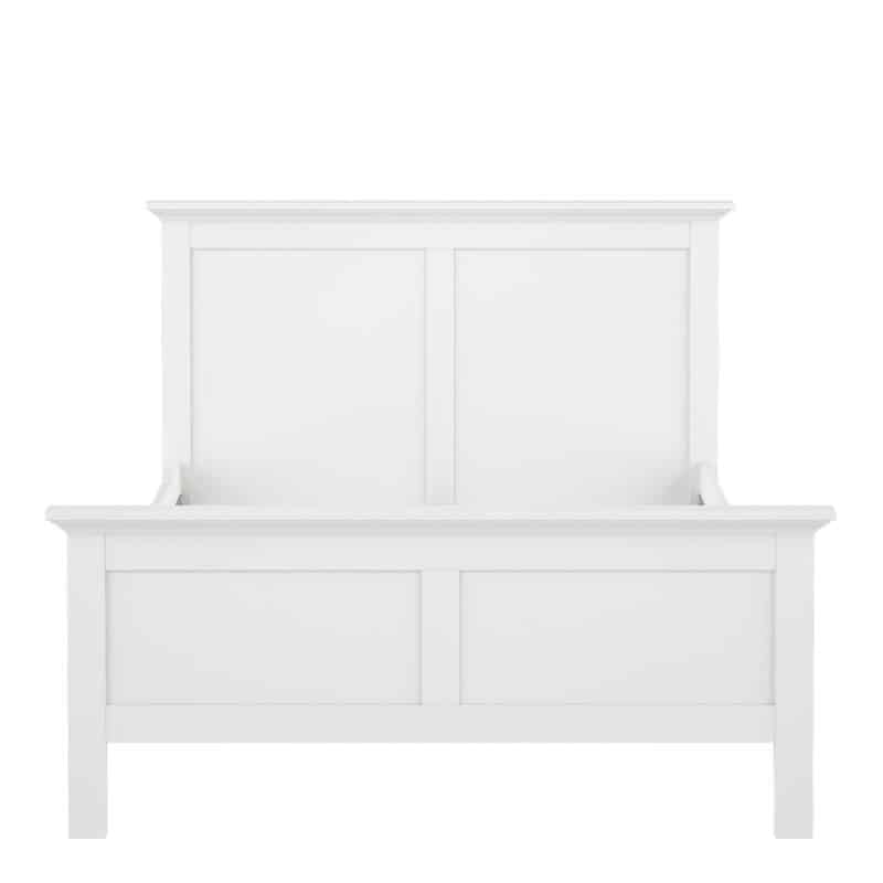 Furniture To Go Paris Double Bed White The Home and Office Stores