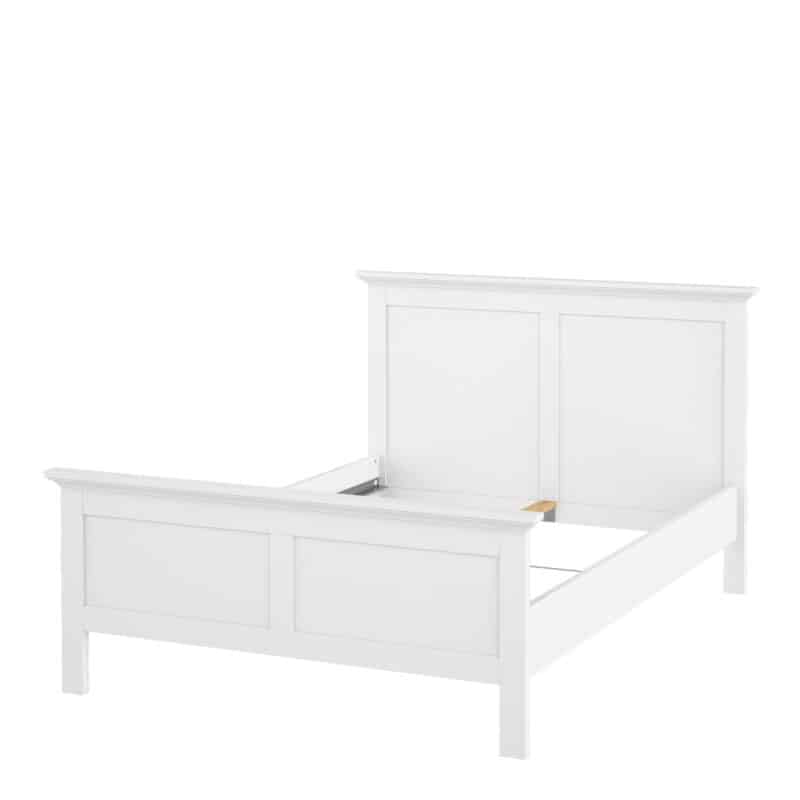 Furniture To Go Paris Double Bed White The Home and Office Stores