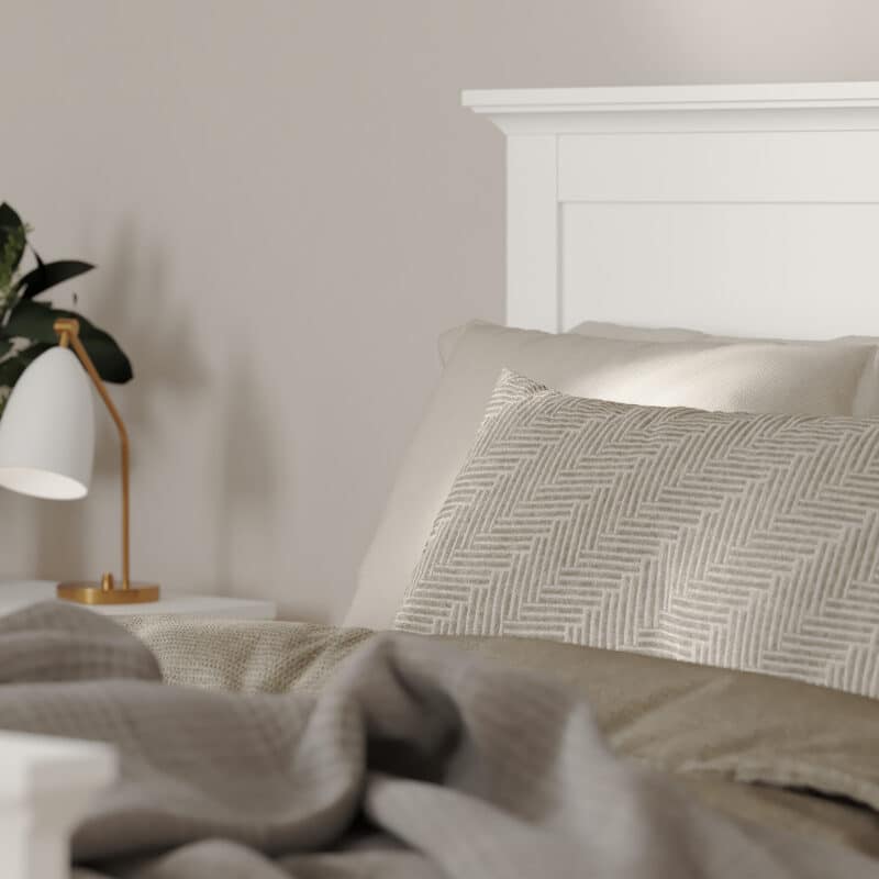 Furniture To Go Paris Double Bed White The Home and Office Stores