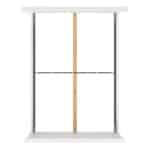 Furniture To Go Paris Double Bed White The Home and Office Stores