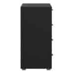 Furniture To Go Pepe Wide Chest Of 8 Drawers Black The Home and Office Stores