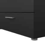 Furniture To Go Pepe Wide Chest Of 8 Drawers Black The Home and Office Stores