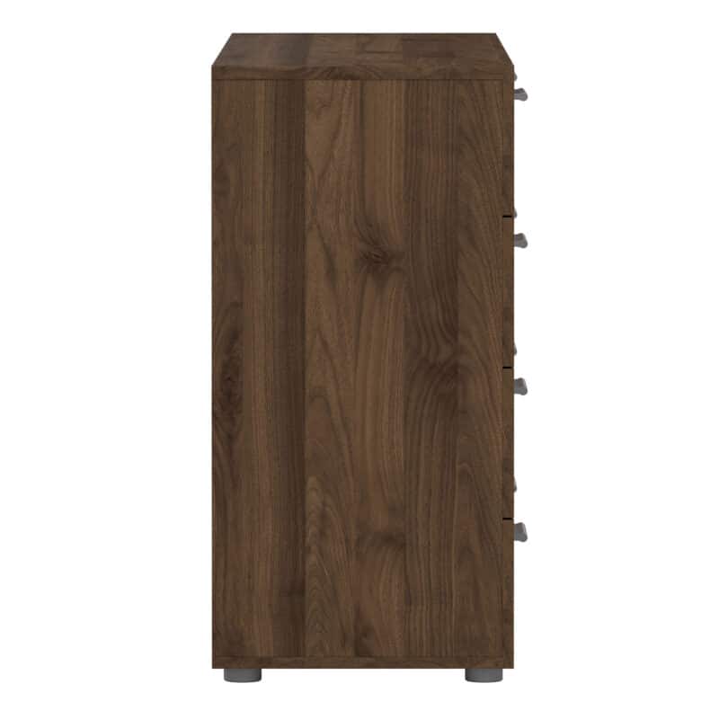Furniture To Go Pepe Wide Chest Of 8 Drawers Walnut The Home and Office Stores