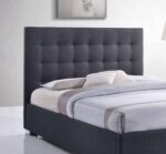 Time Living Nevada Grey Fabric Bed The Home and Office Stores