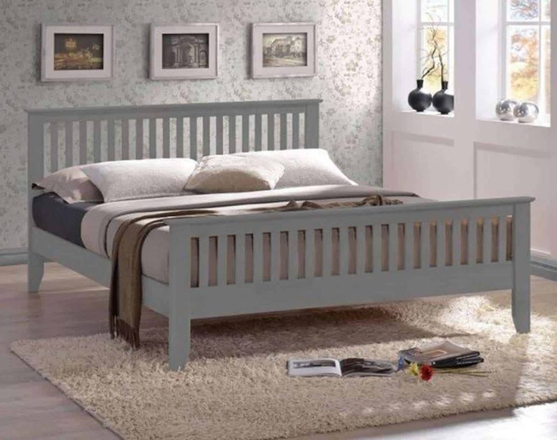 Time Living Turin Wooden Bed Grey The Home and Office Stores 2