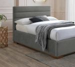 Time Living Mayfair Ottoman Light Grey Fabric Bed The Home and Office Stores 5