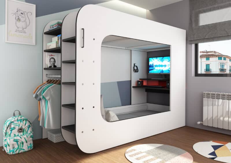 Trasman Podbed Solo 4 High Sleeper Gaming Bed The Home and Office Stores