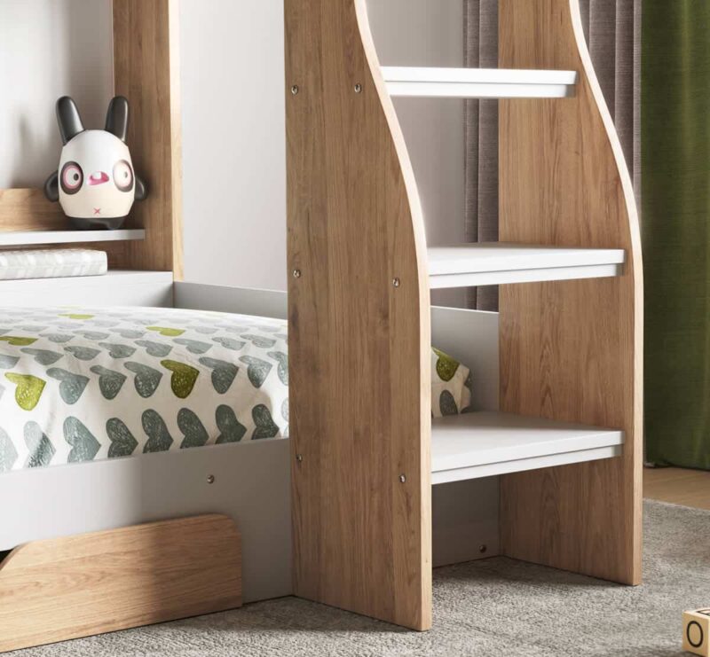 Flair Furnishings Flick Bunk Bed Oak The Home and Office Stores