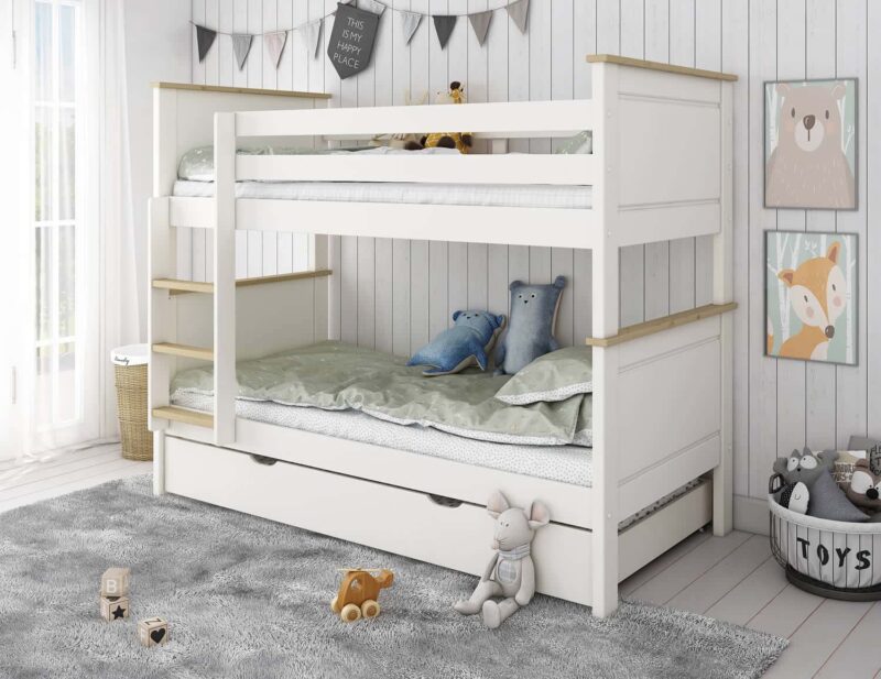 Kids Avenue Heritage Bunk Bed 2 with Trundle Drawer The Home and Office Stores